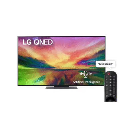 LG 55QNED816 LG QNED TV | 55 inch | QNED81R Series | WebOS Smart AI ThinQ | Magic Remote | 3 Side Cinema| HDR10 | HLG| AI Picture Pro | AI Sound Pro (5.1.2ch)| 1 Pole Stand| 2023 New