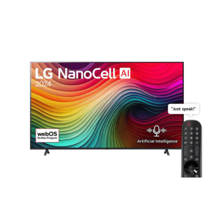 LG 55NANO80T 55 Inch LG NanoCell AI NANO80 4K Smart TV AI Magic remote HDR10 webOS24 - 55NANO80T6A (2024)