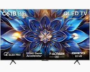 TCL 65″ 65T6C QLED 4K HDR Pro Google TV