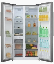 Roch RFR-540SBW-B 439L Side by Side Refrigerator