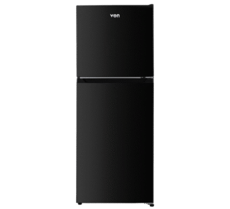 VON VRT-247NRAK Double Door Fridge 247L with No Frost Cooling and Top Mount Freezer