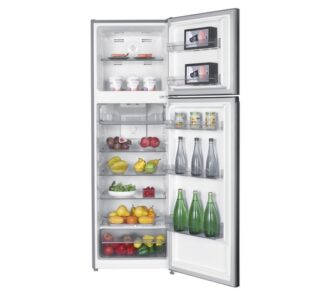 VON VRT-247NRAK Double Door Fridge 247L with No Frost Cooling and Top Mount Freezer