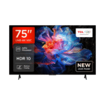 TCL 75″ 75V6C Smart 4K HDR Google TV (NEW 2025)