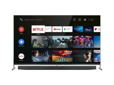 Image Alt Text: TCL 75C8K 75 Inch QD-Mini LED Smart TV – 4K UHD, Dolby Atmos, Google TV