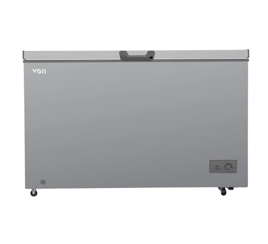 bda0c172e49ca6f71ec3159d934b12b5 VON VAFC37DHG Chest Freezer – 371L, Spacious & Energy-Saving