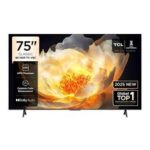 TCL 75V6C 75-Inch Smart 4K HDR Google TV – Brilliant Display and Dolby Audio