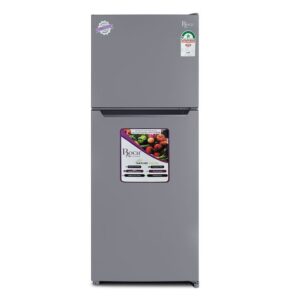 Roch RFR160DTI 125 Liters Double Door Fridge – Silver Compact Energy Efficient Refrigerator Kenya