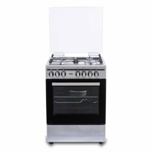 VON VCF664061FSX 60x60 Cooker 4 Gas + Electric Oven with Flame Failure Device – Semi Inox