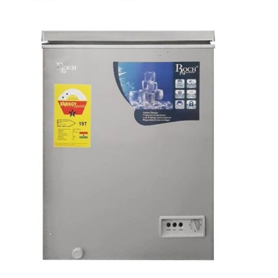 RCF-130-G-1-570x570 Roch RCF-130-G 93 Liters Chest Freezer – Compact Energy Saving Fast Cooling Freezer Kenya