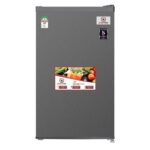 Smart Pro SFR-120S-I 90-L Single Door Refrigerator – Silver Finish, Compact Upright Design