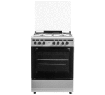 VON VCF664061FSX 60x60 Cooker 4 Gas + Electric Oven with Flame Failure Device – Semi Inox