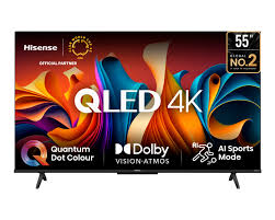 Hisense 55Q6N 55-Inch 4K QLED Smart TV – Quantum Dot Display, Dolby Vision, Smart VIDAA OS