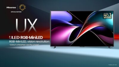 Hisense 116UX 116-Inch Premium UX Series RGB-MiniLED 4K UHD HDR Google Smart TV