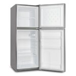 Roch RFR160DTI 125 Liters Double Door Fridge – Silver Compact Energy Efficient Refrigerator Kenya