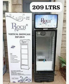 Roch RSF-260 209L Showcase Display Fridge – Energy Saving Beverage Cooler | Skyzone Electronics Kenya