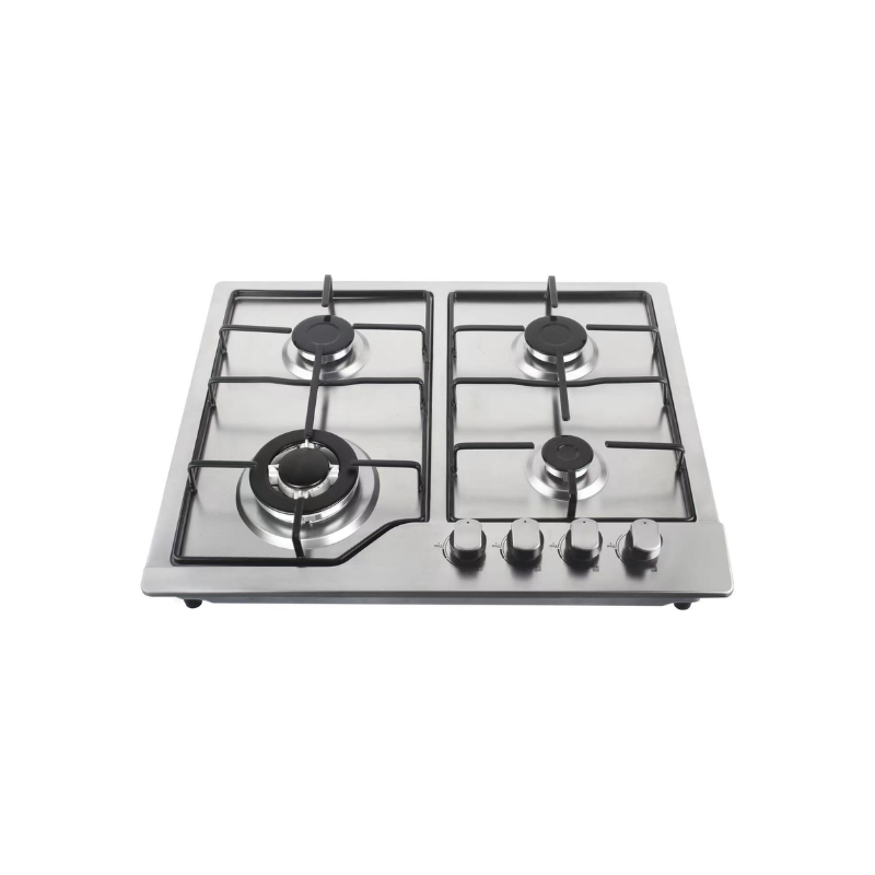 Bolesi H59-46016 Hob 4 Gas Burner Cooker Stainless Steel