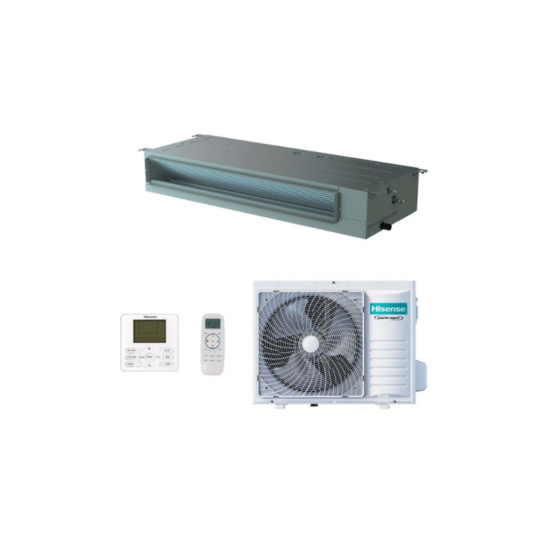 Hisense AUD-12HX4SVNL 12,000BTU ducted air conditioner with slim concealed ceiling design Hisense AUD-12HX4SVNL 12,000BTU ducted air conditioner with slim concealed ceiling design