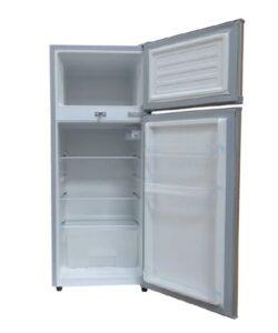 Volsmart VL-BCD138 138L Double Door Fridge – Energy-Efficient Black Refrigerator