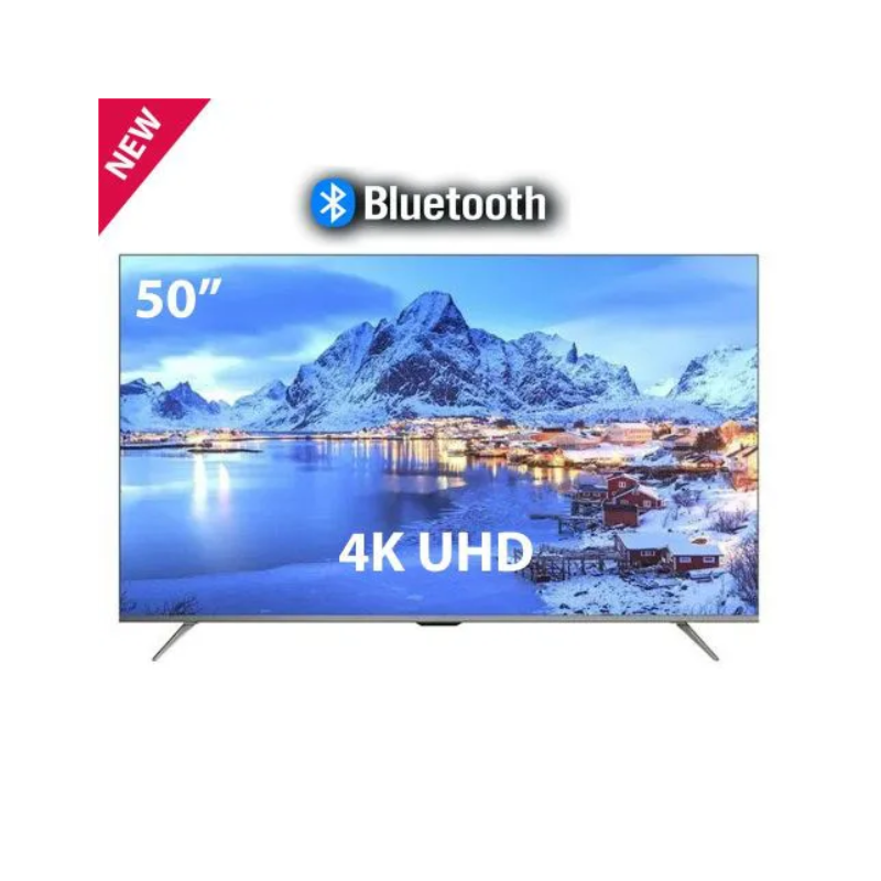 Vitron 5068US 50-Inch Frameless 4K UHD Android TV with bezel-less design and smart features